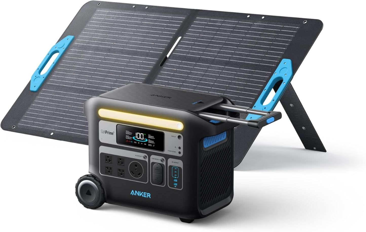 SOLIX F2000 Portable Power Station – PowerHouse 767, 2400W Solar Generator, GaNPrime LiFePO4 Battery for Home Use, Outdoor Camping, and RVs (Solar Panel Optional)