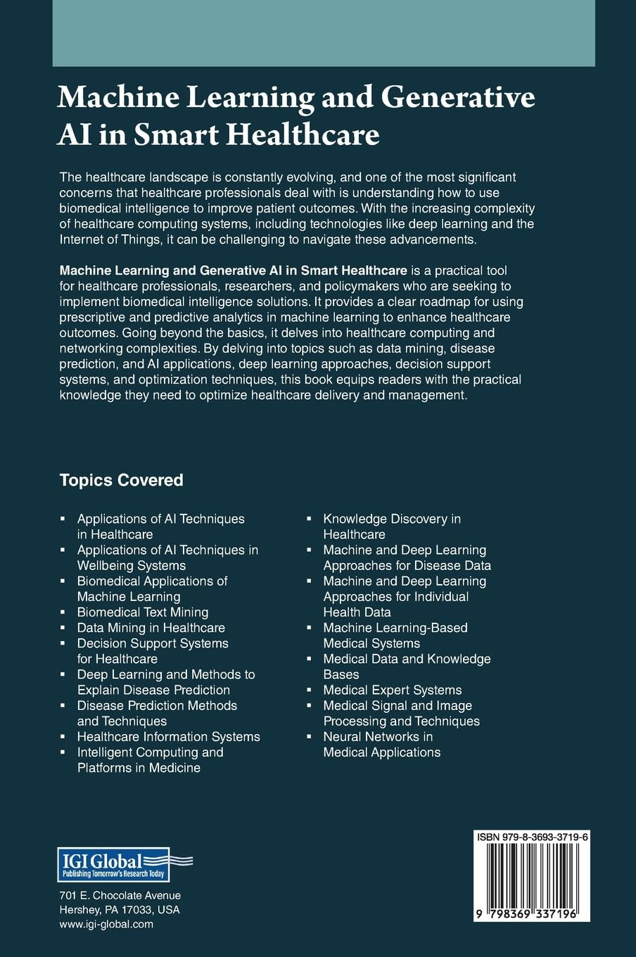 Machine Learning and Generative AI in Smart Healthcare