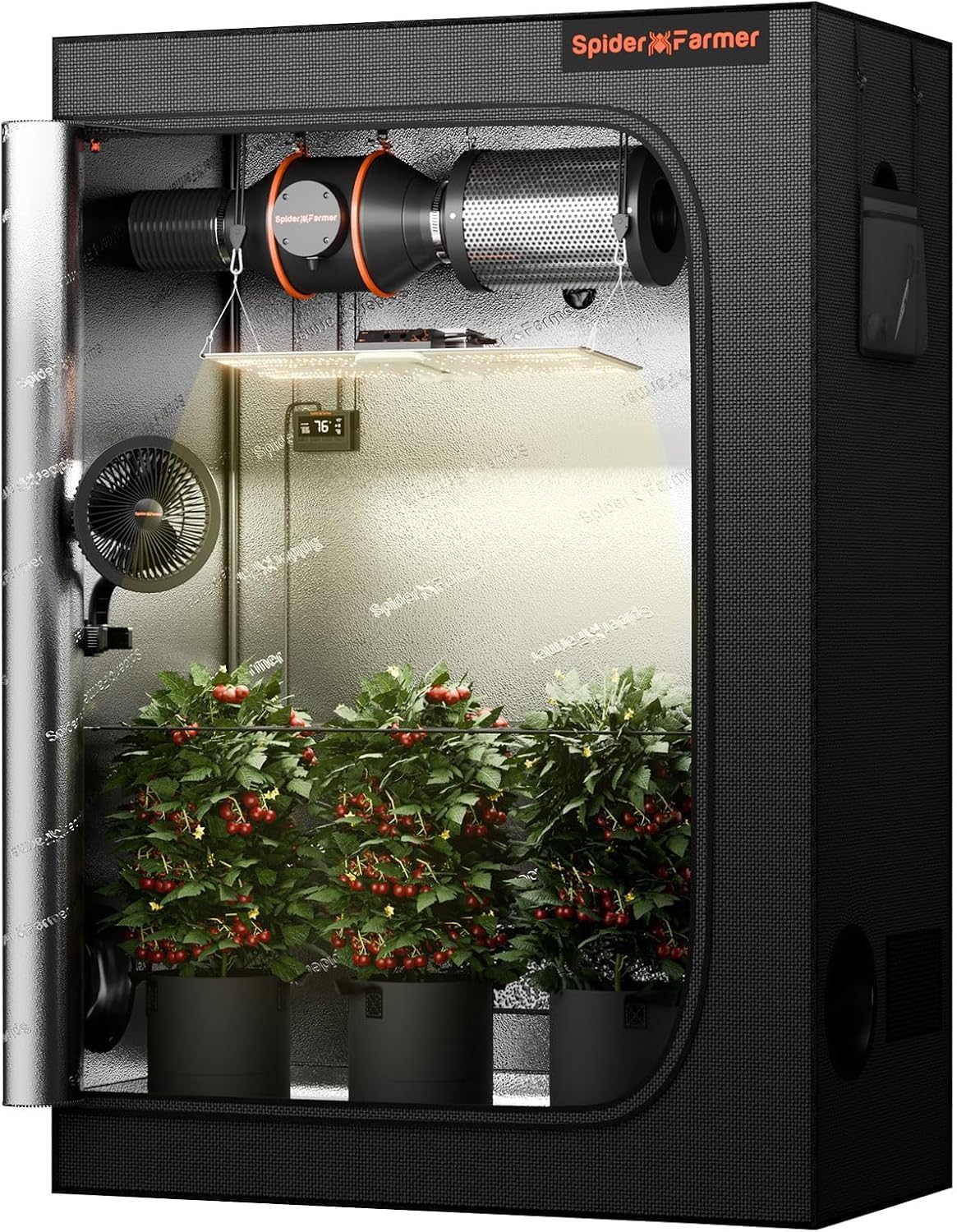 2024 ® 2x4 EVO Complete Grow Tent Kit SF2000 Samsung LM301H EVO & Dimmable Grow Tent Complete System 24" x 47" x 71" Growing Tent Set 4" Ventilation System &6'' Clip Fan