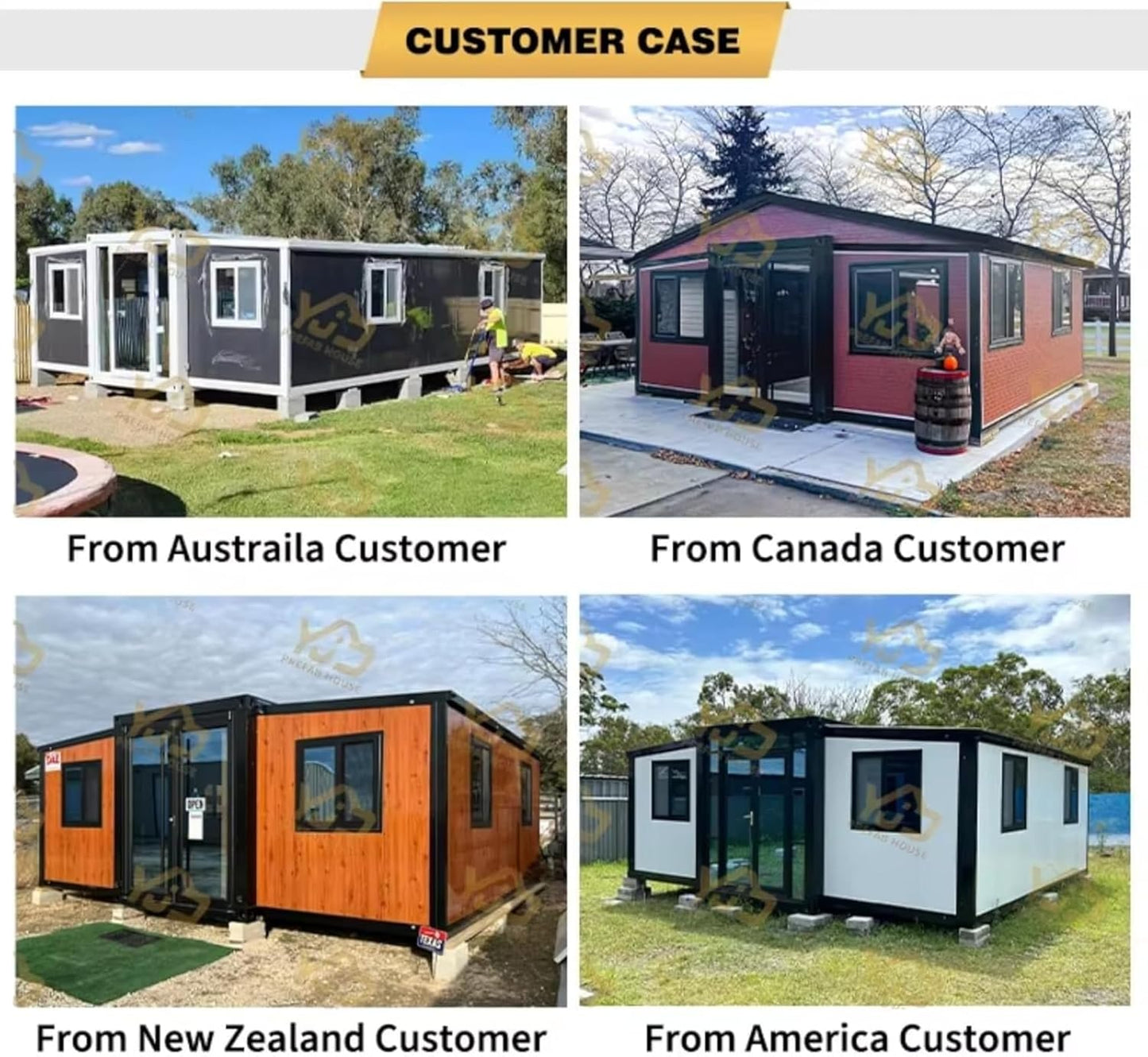 Roof Prefabricated Modular House – Expandable 2, 3, 4 Bedroom Steel Flat House