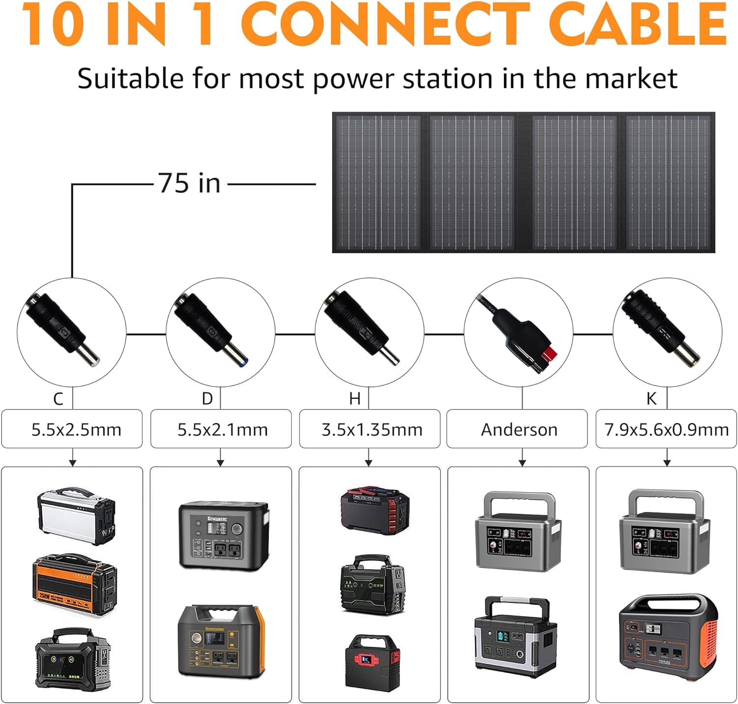 350W Portable Solar Generator with 60W Solar Panel,  70,000mAh Backup Lithium Battery, 110V/350W Pure Sine Wave AC Outlet, Power Station with Solar Panel for Outdoors Camping Travel Hunting