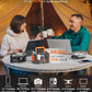 Portable Power Station 88.8Wh Solar Generator 150W Peak Lithium Battery Backup Power Bank with LED Light for Home, Outdoor, Travel, Emergency, RV & Off-Grid Living (Solar Panel Optional)