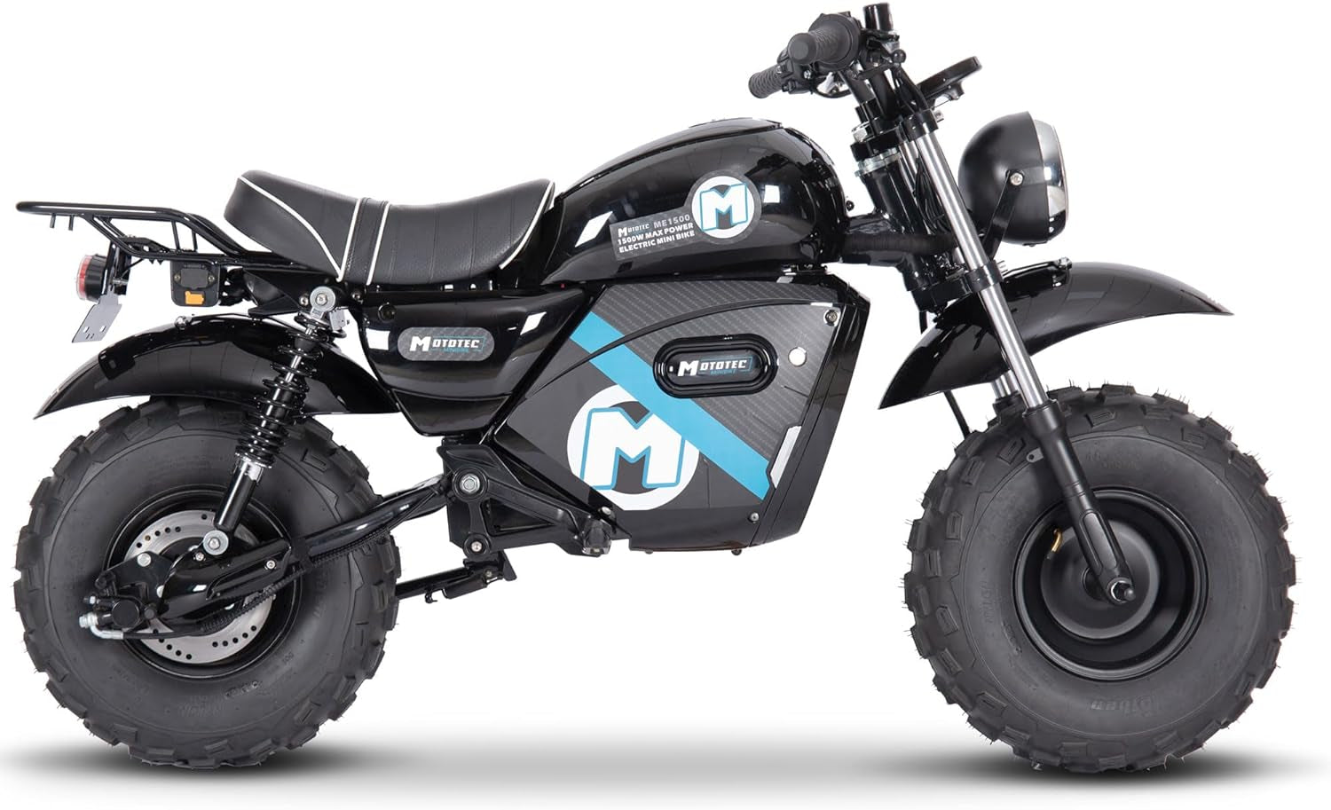 60v 1500w Electric Powered Mini Bike Lithium Black