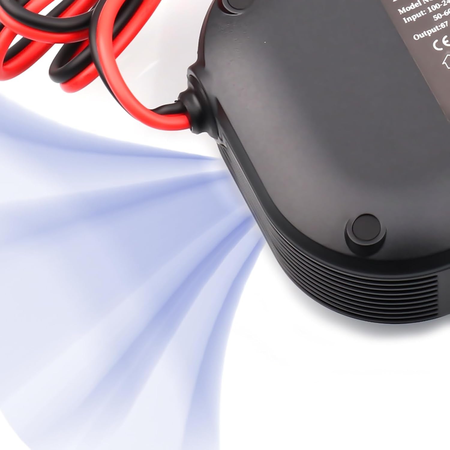 84V 8A Battery Charger Adjustment Current 72V Smart Charger with XT60 Connector for Health Care 72V 20S Lithium Battery Pack
