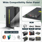 Camping Solar Generator 120W Peak, 88Wh Portable Power Station with 21W Foldable Solar Panel, AC/DC/USB QC3.0 Ports & LED Flashlight for Outdoor, Home, Camping, Fishing, Emergency Backup