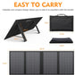 200W Solar Generator with Panel, 120Wh/200W Portable Power Station with 60W Foldable Solar Panel for Outdoor Camping - Trustedcleantech