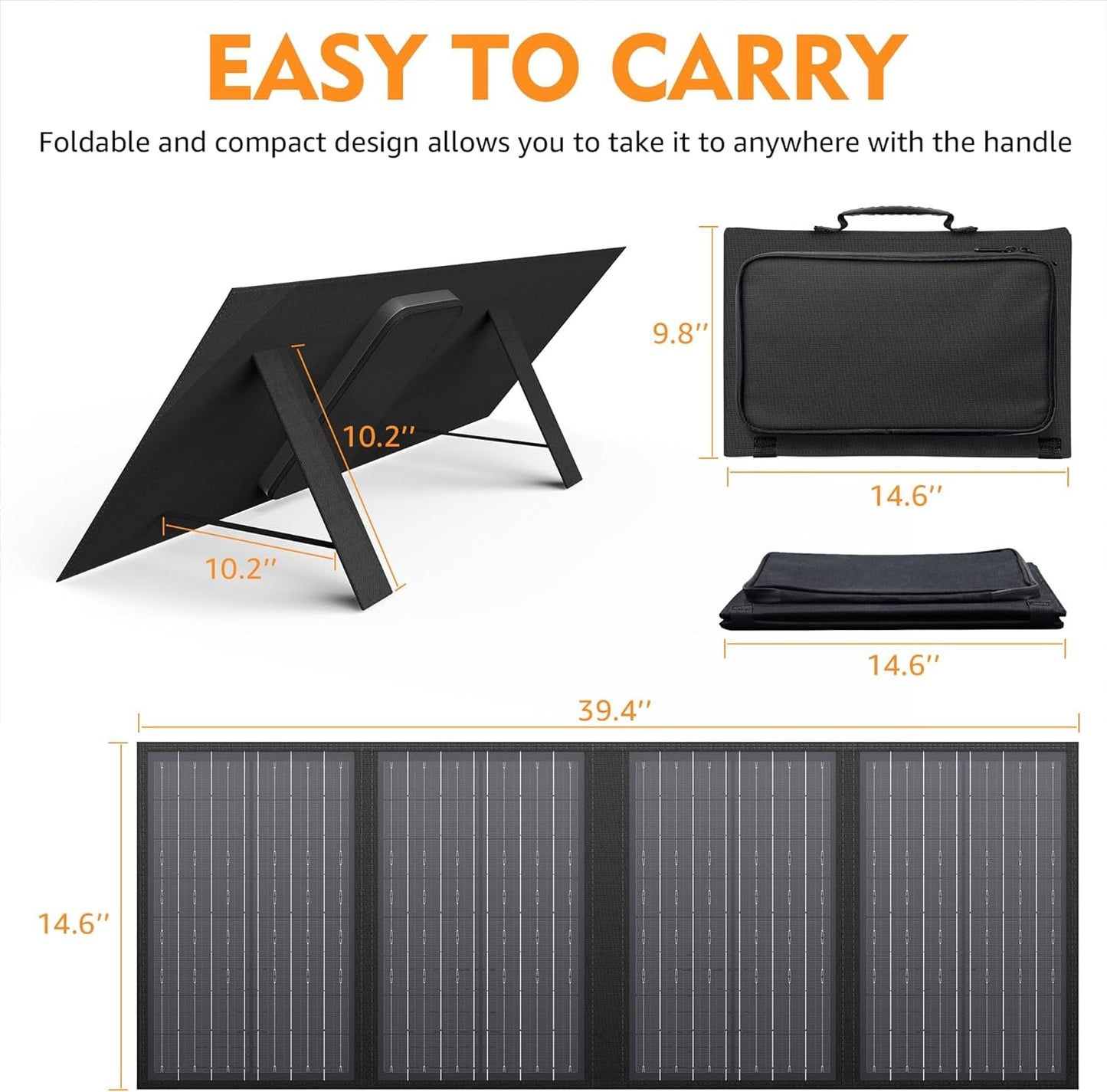 200W Solar Generator with Panel, 120Wh/200W Portable Power Station with 60W Foldable Solar Panel for Outdoor Camping - Trustedcleantech