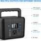 200W Solar Generator with Panel, 120Wh/200W Portable Power Station with 60W Foldable Solar Panel for Outdoor Camping - Trustedcleantech