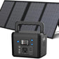 200W Solar Generator with Panel, 120Wh/200W Portable Power Station with 60W Foldable Solar Panel for Outdoor Camping - Trustedcleantech