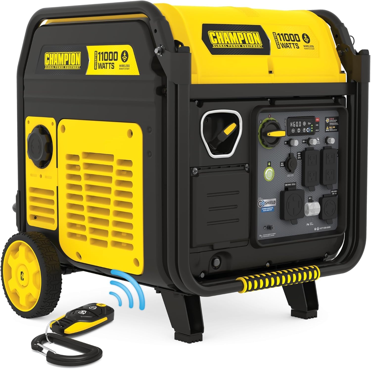 6500-Watt RV Ready Portable Inverter Generator with Quiet Technology and CO Shield