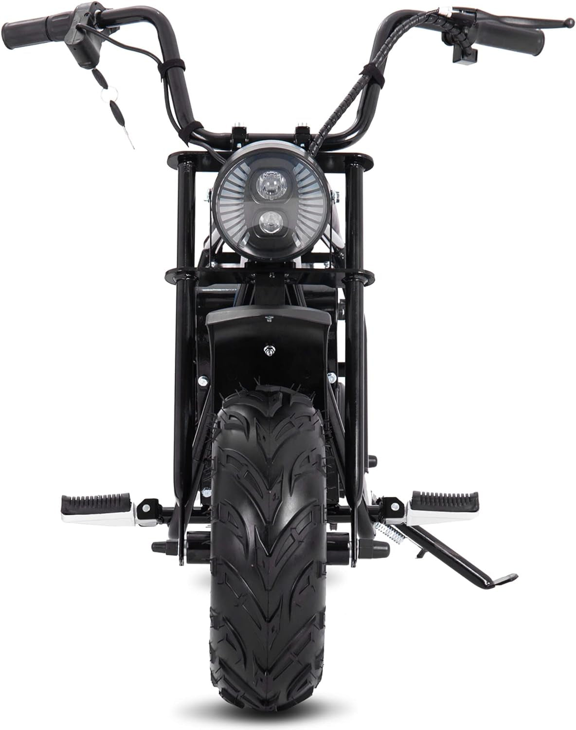 48v 1000w Electric Powered Mini Bike Black, Large