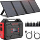 250Wh Portable Power Station with 60W Solar Panel, Solar Generator Outdoor Backup Battery Supply with AC Outlet for Tent Camping, Home Emergency, Traveling, RV Trip - Trustedcleantech