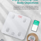 Smart Scale and Tape Measure, Digital Bathroom Scale & Body Tape Measure Sync with APP, Bluetooth Weighing Machine, Body Composition Analyzer, for Health Care
