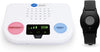 Medical Alert Plus – In-Home Medical Alert System for Seniors with 4G Cellular, 600ft Range, Temperature Monitoring & 24/7 U.S. Based Emergency Support (Black Wristband)