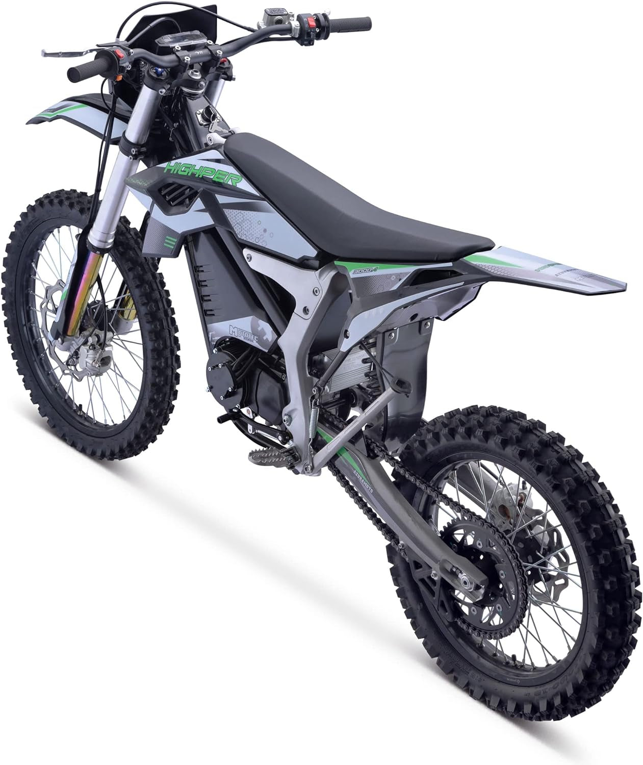 Venom 72v 12000w Electric Dirt Bike White