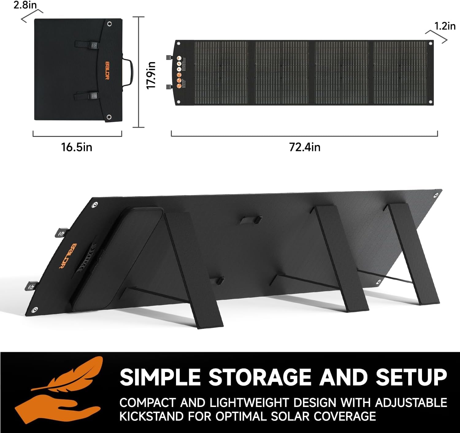 Portable Solar Generator, 300W Portable Power Station with Foldable 120W Solar Panel Included Ideal for Home Backup, Emergency, Outdoor Camping.