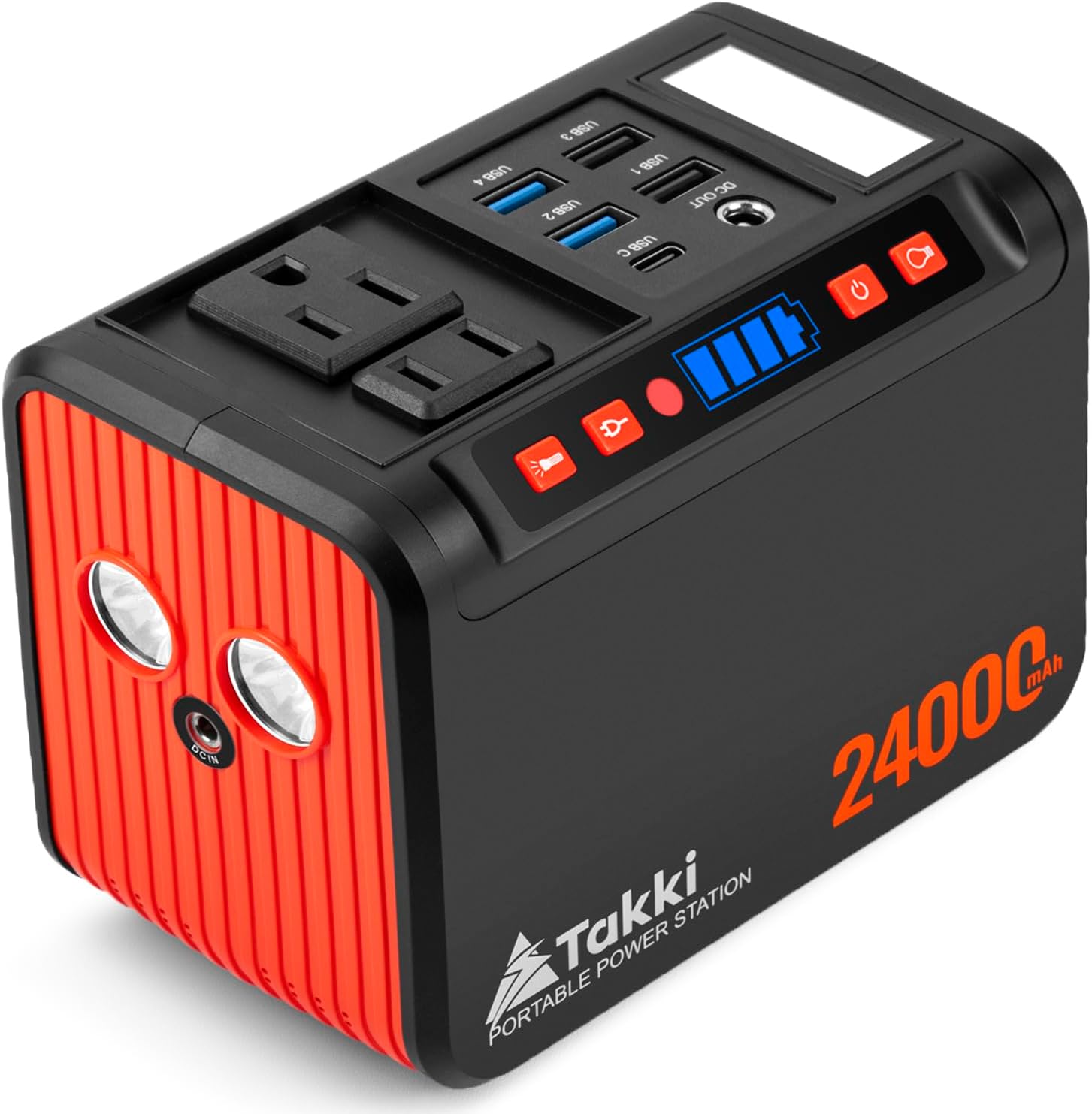 120W Peak Solar Generator Portable Power Station with 21W Panels, 88Wh Solar Charger Power Bank, AC DC USB Ports for Camping, Tent, Laptop, Outdoor, and Emergency Use