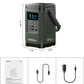  240W Portable Power Station 153.6Wh Solar Generator with LiFePO4 Battery, Dual 100W PD, Integrated Stand for Outdoor Travel, Home Use (Wall Charger Not Included)