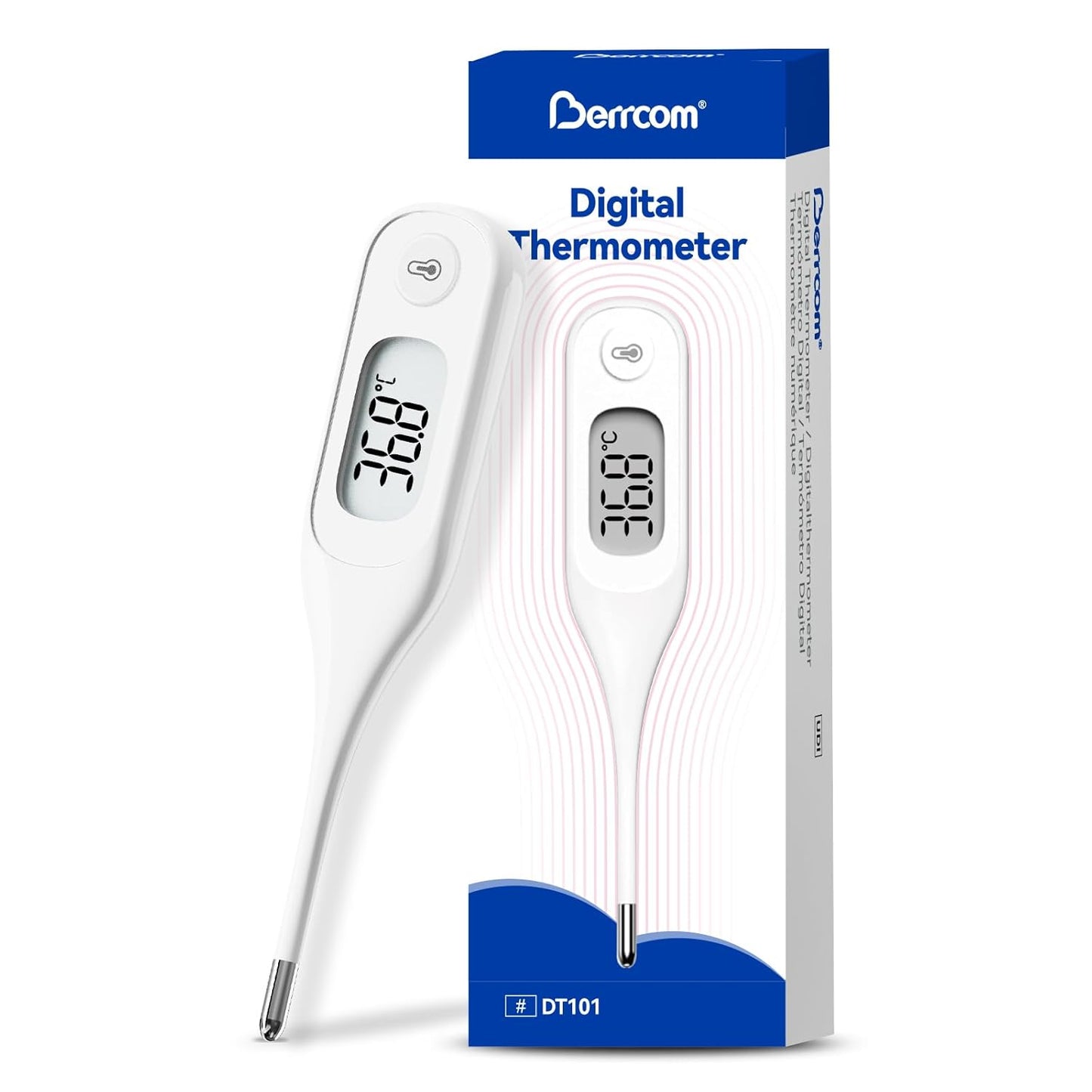 Digital Non-Contact Infrared Forehead Thermometer  | 3-in-1 Contactless Thermometer for Baby, Kids & Adults | Instant Fever Check | Temperature Gun for Home & Medical Use