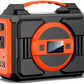 Solar Powered Generator 300W Rated – Portable Power Station with 40W Solar Panels, 220Wh Solar Power Bank, 110V Pure Sine Wave AC Outlet for Home, Camping & Outdoor Use