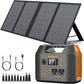 Solar Generator with Panels,  300W Solar Generator with 60W Solar Panel, 80000mAh Portable Power Bank with AC Outlet for Outdoors Camping Emergency Use