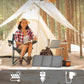 Portable Power Station 88.8Wh Solar Generator 150W Peak Lithium Battery Backup Power Bank with LED Light for Home, Outdoor, Travel, Emergency, RV & Off-Grid Living (Solar Panel Optional)