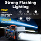 Portable Power Station 300W – 296Wh Solar Generator with 100W USB-C In/Output, Night Light, LED Flashlight, Compact Battery for Camping, CPAP, Home Backup & Emergency
