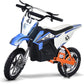  Kids Electric Dirt Bike 36V 650W – SRK-MC20 Pro  | Off-Road Motocross Motorcycle w/ 17MPH Speed  | Twist Throttle, Dual Suspension, Leather Seat & Brakes 