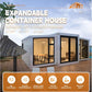 🏡 Luxury Prefab Villa Tiny Home | 2 Bedroom Expandable Modern Container House  | Fully Equipped Bathroom & Kitchen  | Casa Modular Home for Adults, Off-Grid, Airbnb, or Guest Living