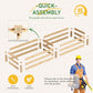 Outdoor 8FT Wooden Raised Garden Bed Planter Box Kit for Vegetables, Fruits, and Herbs – Perfect for Patio or Yard Gardening