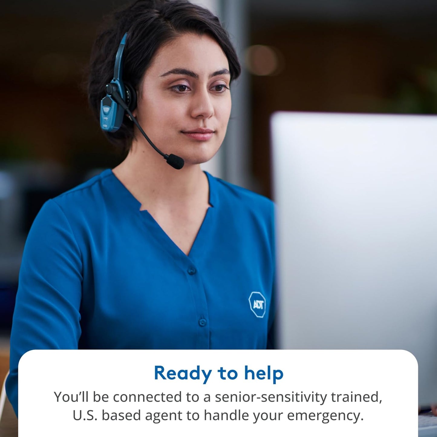 Medical Alert Plus – In-Home Medical Alert System for Seniors with 4G Cellular, 600ft Range, Temperature Monitoring & 24/7 U.S. Based Emergency Support (Black Wristband)