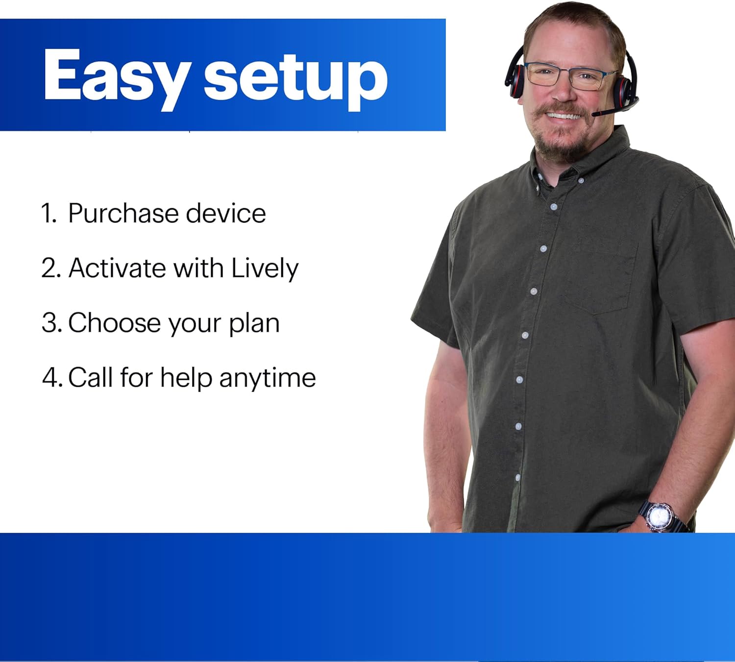 Mobile2 Medical Alert Device – 24/7 Emergency Help with Optional Fall Detection, Waterproof Design, and Lanyard for Senior Safety & Independence