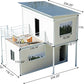Two Story Tiny House, Flat-Pack House, Two-Story Tiny House, Prefabricated Dwelling with Aesthetic Appeal, Modern Design for Small Spaces, Package Installation