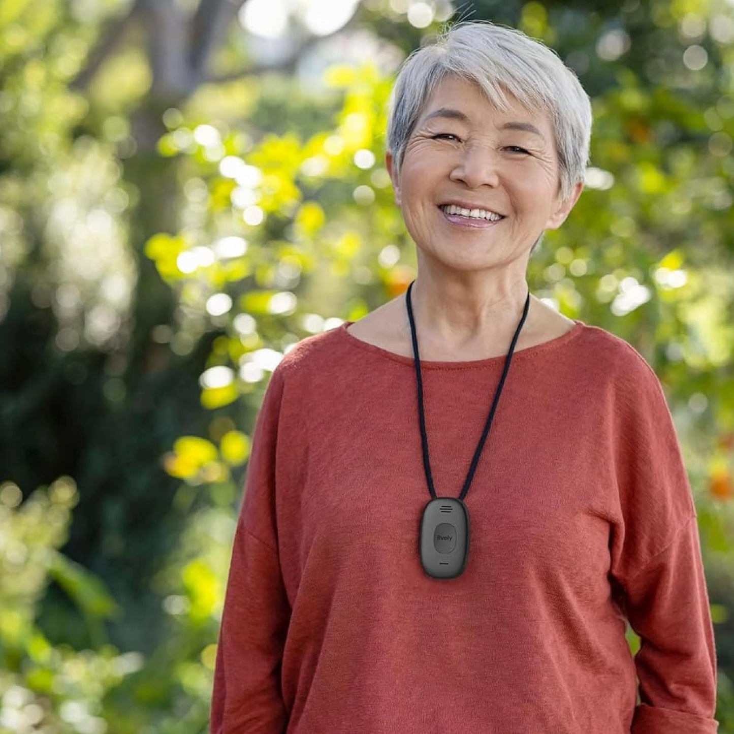 Mobile2 Medical Alert Device – 24/7 Emergency Help with Optional Fall Detection, Waterproof Design, and Lanyard for Senior Safety & Independence