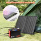 120W Peak Solar Generator Portable Power Station with 21W Panels, 88Wh Solar Charger Power Bank, AC DC USB Ports for Camping, Tent, Laptop, Outdoor, and Emergency Use