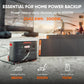 Solar Generator 2000 Plus 400W – 2042Wh LiFePO4 Battery, 3000W Output, Portable Power Station with 2X200W Solar Panels for RV Camping & Home Emergency