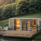 Two Story Tiny House, Flat-Pack House, Two-Story Tiny House, Prefabricated Dwelling with Aesthetic Appeal, Modern Design for Small Spaces, Package Installation
