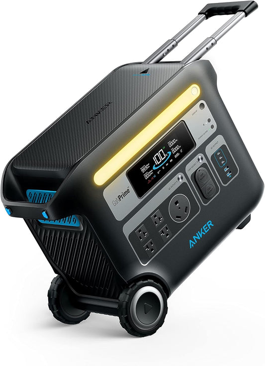 SOLIX F2000 Portable Power Station – PowerHouse 767, 2400W Solar Generator, GaNPrime LiFePO4 Battery for Home Use, Outdoor Camping, and RVs (Solar Panel Optional)