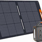 300W Portable Power Station with 1 * 100W Solar Panel Included, Solar Generator 280Wh, PD60W USB, DC AC Outlet, Home Battery Backup for Camping Outdoor RV Trip Hunting Blackout CPAP