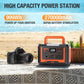 Portable Power Station Voyager 1000, 110V/1000W Solar Generator(Surge 2000W), 999Wh/270000mAh High Lithium Battery for Outdoor Home Emergency