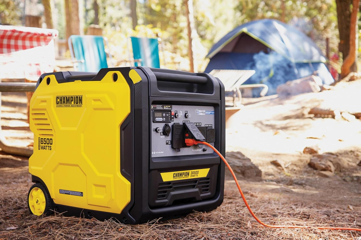 6500-Watt RV Ready Portable Inverter Generator with Quiet Technology and CO Shield