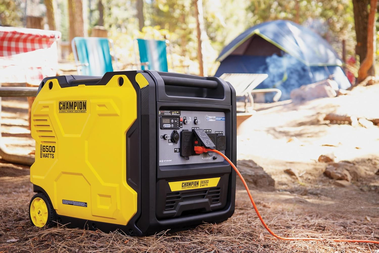 6500-Watt RV Ready Portable Inverter Generator with Quiet Technology and CO Shield