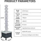 Smart Hydroponics Growing System 45 Plant Sites Vertical Garden Tower Aeroponics Growing Kit with Pump Farm Greenhouse Vegetable Plant Tower Soilless Cultivatio