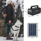 Solar Generator with Panels Included, 8000mAh Portable Power Station with 2 LED Bulbs, AC DC USB Ports, Solar Charger Power Bank for Outdoor Camping Travel, RV, Emergency, Home Blackout