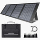 Portable Solar Generator, 300W Portable Power Station with Foldable 40W Solar Panel, 110V Pure Sine Wave, 296Wh Lithium Battery Pack with DC AC Outlet for Home Use RV Outdoor Camping Adventure