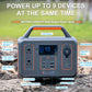 300W Portable Power Station with 1 * 100W Solar Panel Included, Solar Generator 280Wh, PD60W USB, DC AC Outlet, Home Battery Backup for Camping Outdoor RV Trip Hunting Blackout CPAP