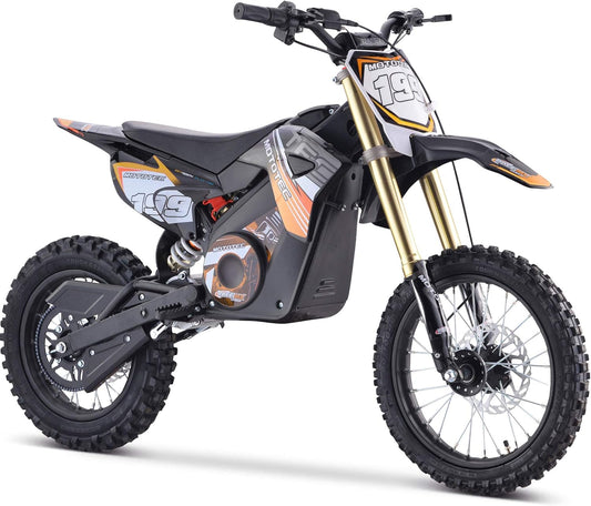 48v Pro Electric Dirt Bike 1600w Lithium Orange