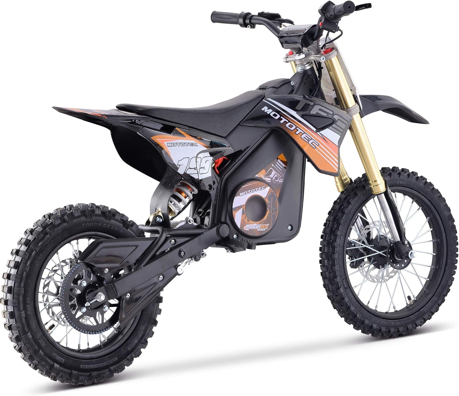 48v Pro Electric Dirt Bike 1600w Lithium Orange