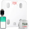 Smart Scale and Tape Measure, Digital Bathroom Scale & Body Tape Measure Sync with APP, Bluetooth Weighing Machine, Body Composition Analyzer, for Health Care