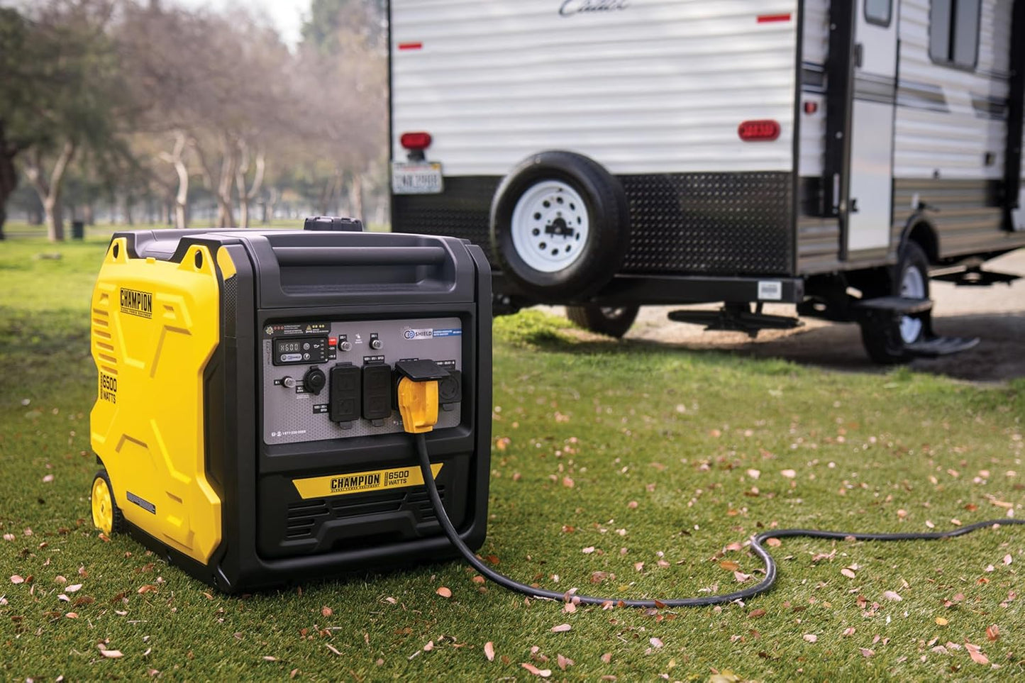 6500-Watt RV Ready Portable Inverter Generator with Quiet Technology and CO Shield